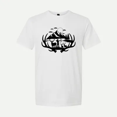 Deer hunting Fishing hunting 5 shirt in White
