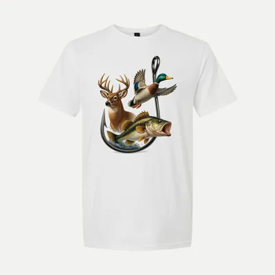 Hunting Fishing Farming Sublimation 2 shirt in White