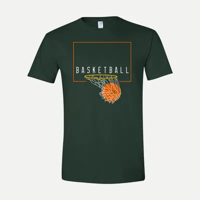 Basketball Team Mascot shirt in Forest