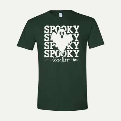 Halloween Teacher SVG Spooky Teacher shirt in Forest
