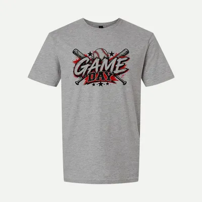 Baseball Game Day shirt in Sport Grey