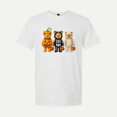 Cute Halloween Bears shirt in White