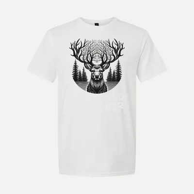 Easily Distracted By Deer Hunting shirt in White