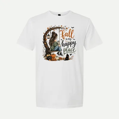 Fall Is My Happy Place shirt in White