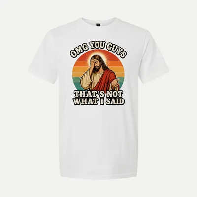 OMG You Guys Funny Jesus shirt in White
