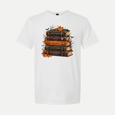 Fall Halloween Clipart 3 shirt in White