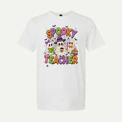 Halloween Teacher Design shirt in White
