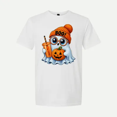 Cute Ghost Boo Halloween Fall shirt in White