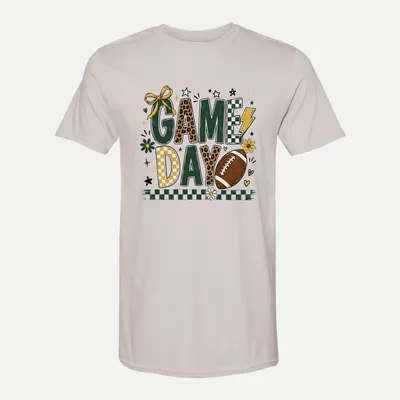 Football Game Day Retro shirt in Ice Grey