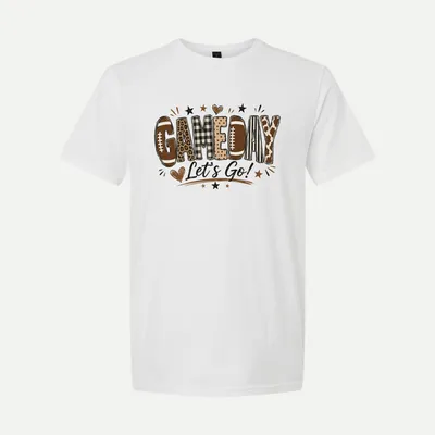 Preppy Football Game Day shirt in White