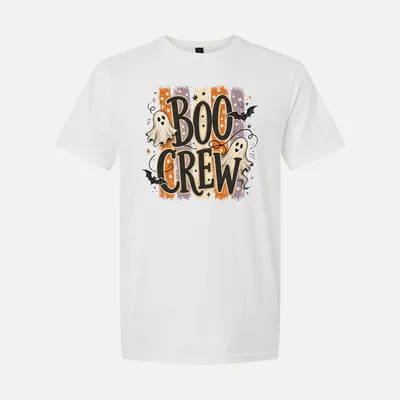 Retro Halloween Ghost Boo shirt in White