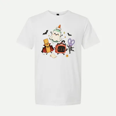 Cute Halloween School Supplies shirt in White