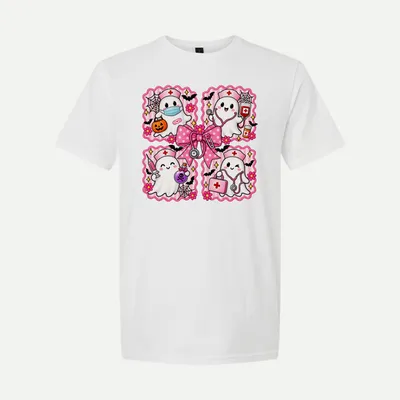 Halloween Nurse Ghost shirt in White