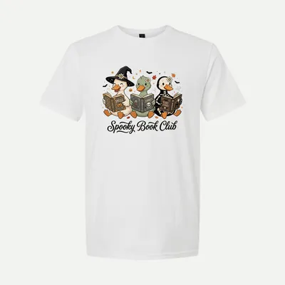 Spooky Book Club Halloween shirt in White