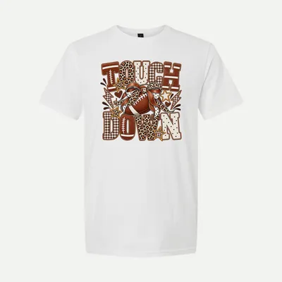 Football Touchdown Retro Game shirt in White