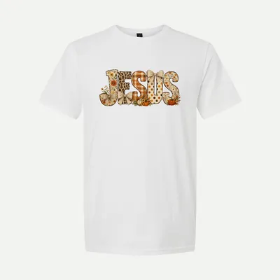 Jesus Fall Christian Faith shirt in White