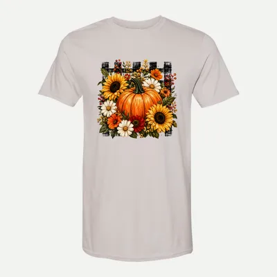 Autumn Fall Halloween shirt in Ice Grey