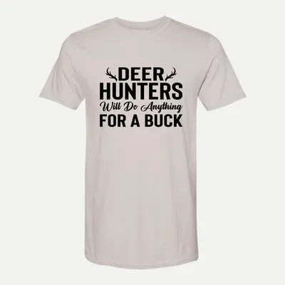Deer Hunting Bundle 4 shirt in Ice Grey