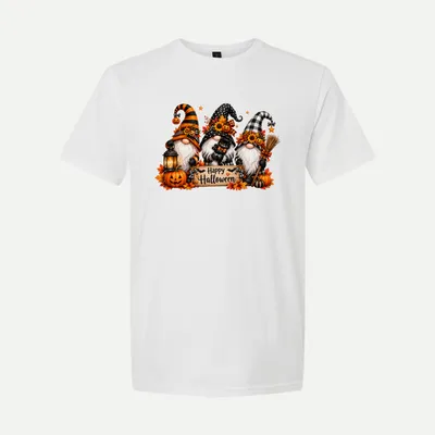 Happy Halloween Gnome shirt in White