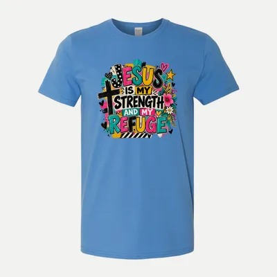 Christian Jesus Colorful Faith 2 shirt in Iris