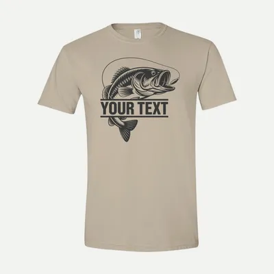 Bass Fishing Monogram Bundle shirt in Sand
