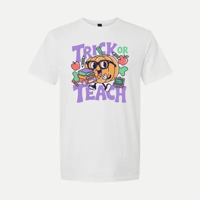 Trick Or Teach Halloween Teacher shirt in White