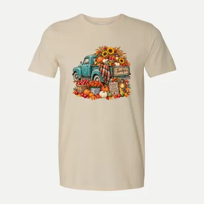 Fall Halloween Clipart 19 shirt in Natural