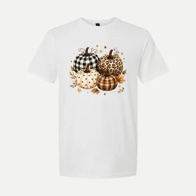 Autumn Fall Halloween shirt in White