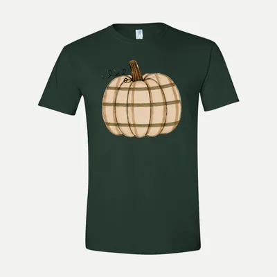 Preppy Boho Fall Pumpkin Clipart 9 shirt in Forest
