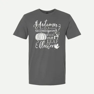 autumn-is-a-second-spring white shirt in Charcoal