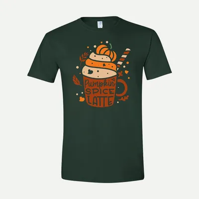 Pumpkin Spice SVGFall Coffee Sign 1 shirt in Forest