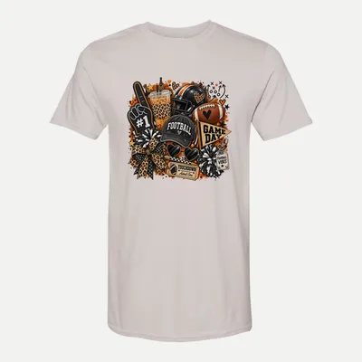 Game Day Football Sublimation 1 shirt in Ice Grey