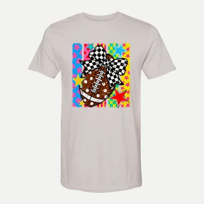 Football Mom Game Day shirt in Ice Grey