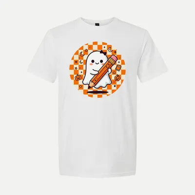 Halloween Teacher shirt in White