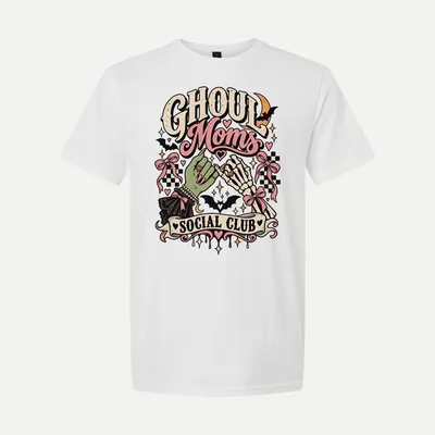 Halloween Mom Ghoul Social shirt in White