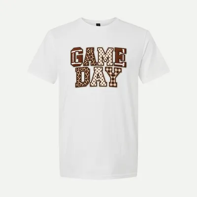 Retro Game Day Football 2 shirt in White