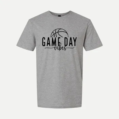 Basketball Game Day Vibes shirt in Sport Grey