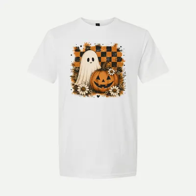 Autumn Fall Sublimation Halloween 4 shirt in White
