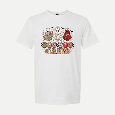 BOO BOO Crew Halloween shirt in White