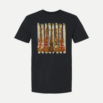 Fall Halloween Sublimation Bundle 1 shirt in Black