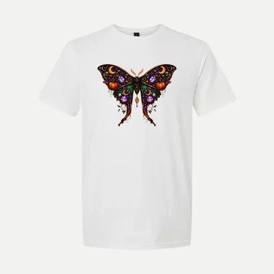 Halloween Moth Butterfly Clipart shirt in White