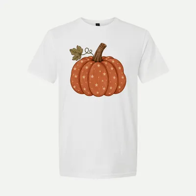 Preppy Boho Fall Pumpkin Clipart 11 shirt in White