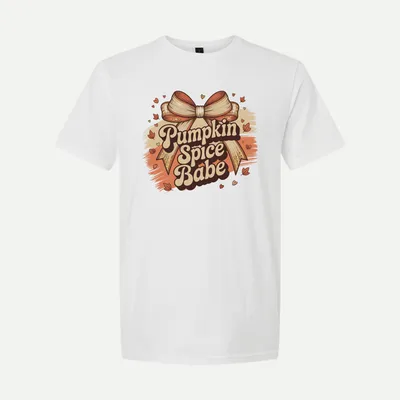 Pumpkin Spice Babe shirt in White