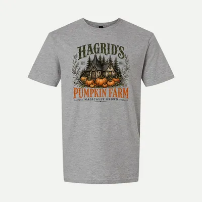 Highlands Pumpkin Farm Halloween shirt in Sport Grey