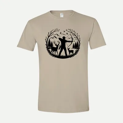Deer hunting Fishing hunting 11 shirt in Sand
