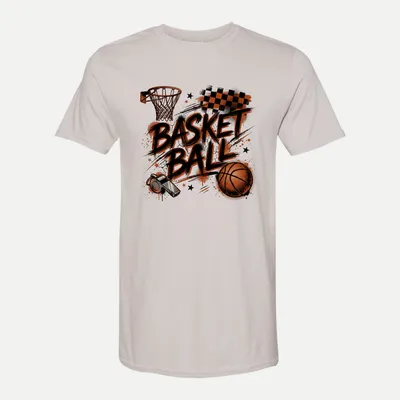 Grunge Basketball shirt in Ice Grey