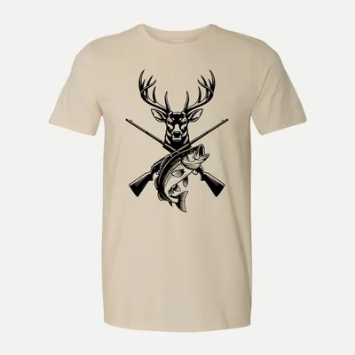 Dad Hunting Fishing Bundle 5 shirt in Natural