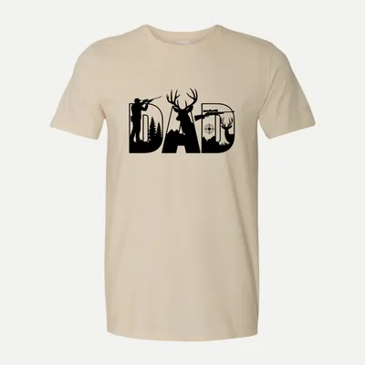 Dad Hunting Fishing Bundle 3 shirt in Natural