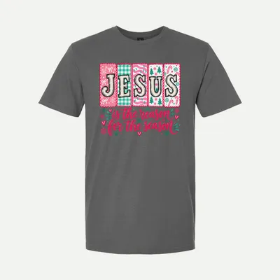 Faith Christian Jesus Christmas shirt in Charcoal