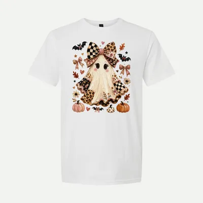 Coquette Ghost Halloween shirt in White